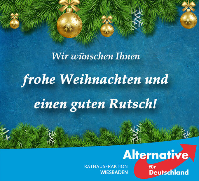 AFD Wiesbaden Weihnachten