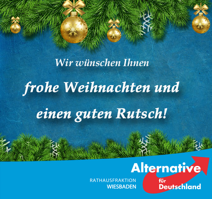 AFD Wiesbaden Weihnachten