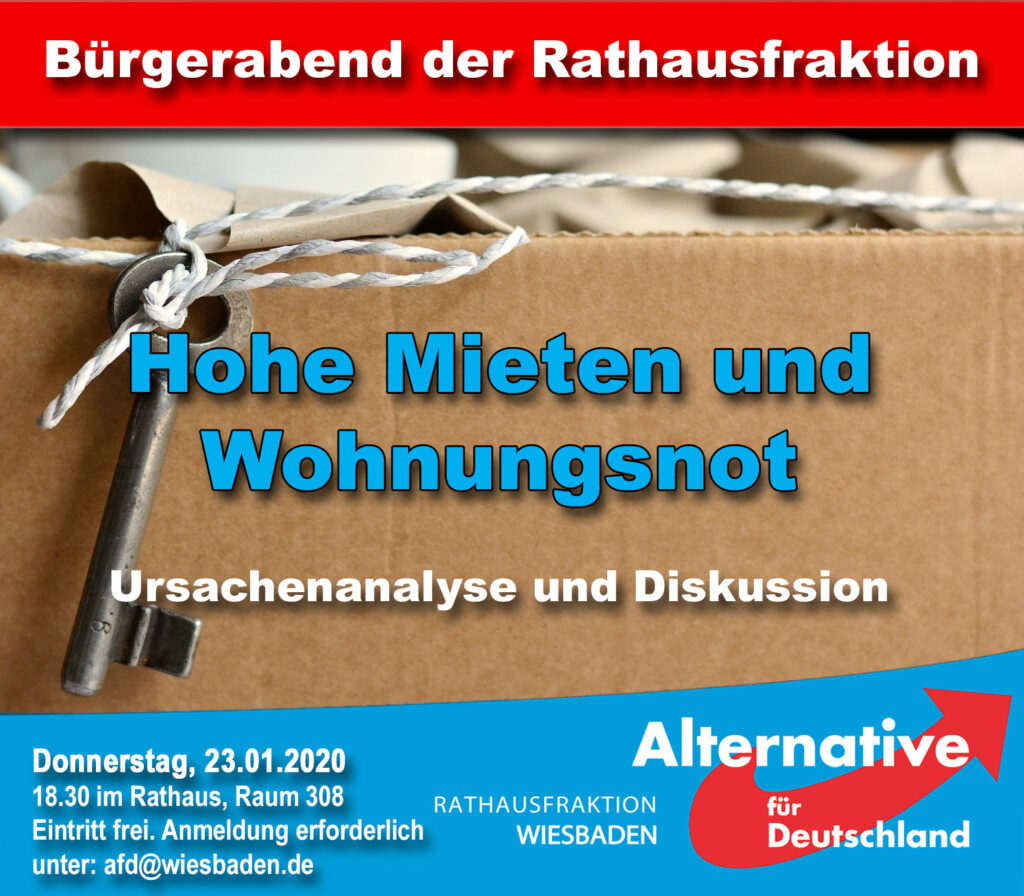 Einladung Bürgerabend AfD Fraktion Wiesbaden