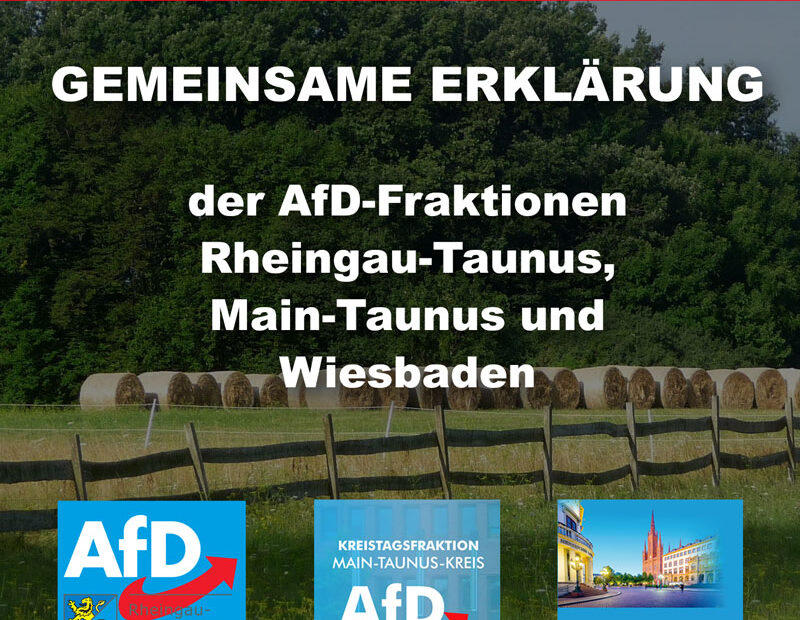 AfD Rathausfraktion Wiesbaden -Biosphärenregion-Gemeinsame-Erklärung