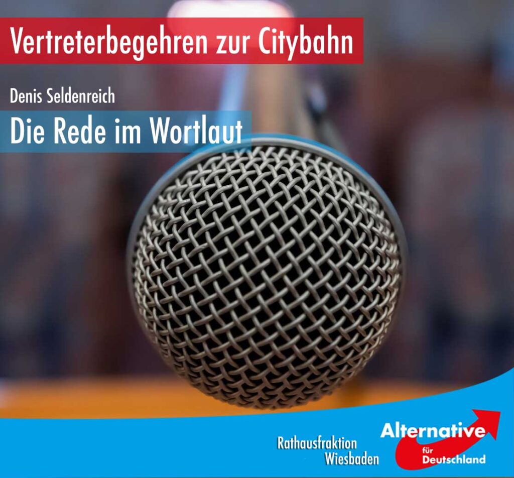 Begründungsrede des verkehrspolitischen Sprechers der AfD zu unserem Änderungsantrag in der Stadtverordnetenversammlung am 2. Juli 2020