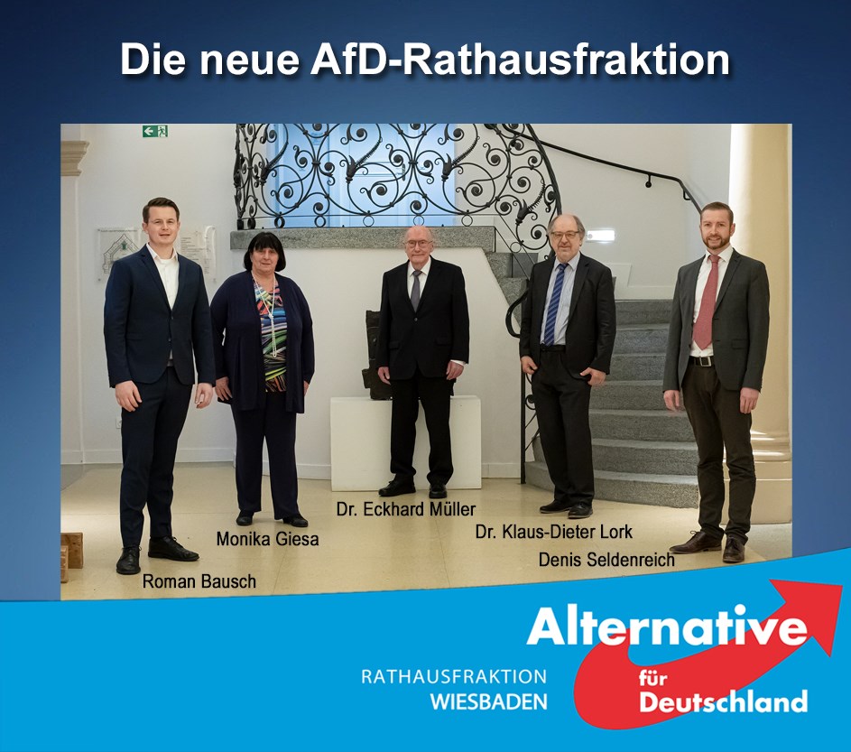 Neue AfD Wiesbaden Rathausfraktion