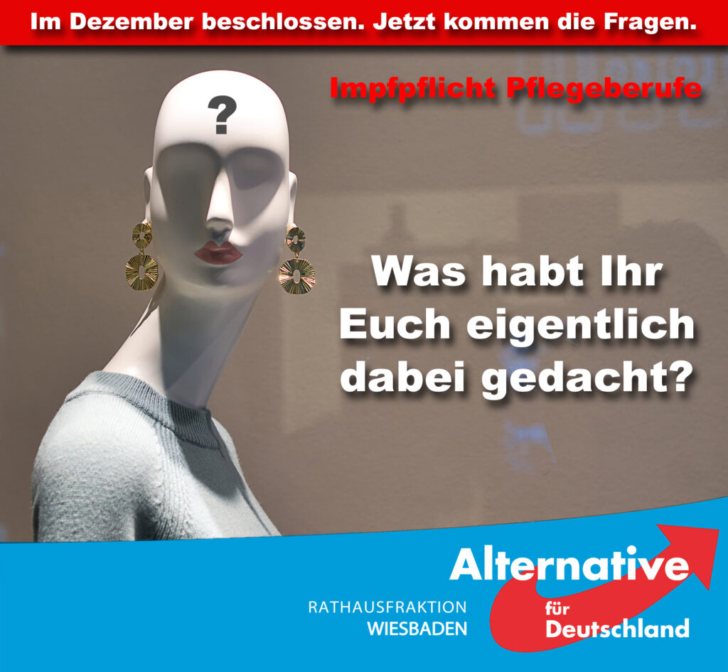 AfD Rathausfraktion Wiesbaden Impfpflicht