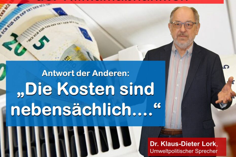 AfD fragt nach Kosten der Klimamaßnahmen