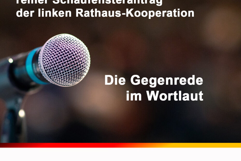 LGBT*IQ-Freiheitszone reiner Schaufensterantrag der linken Rathaus-Kooperation