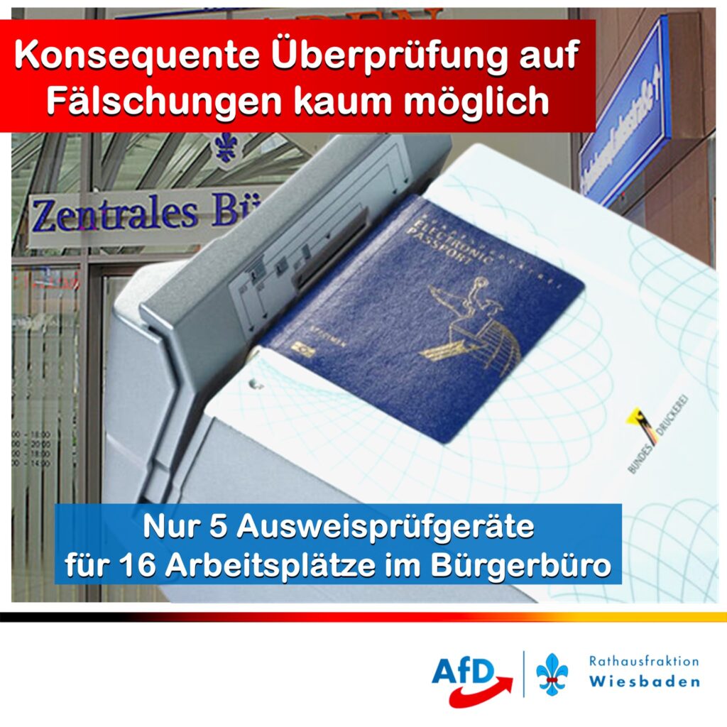 ES FEHLEN IMMER NOCH PRÜFGERÄTE