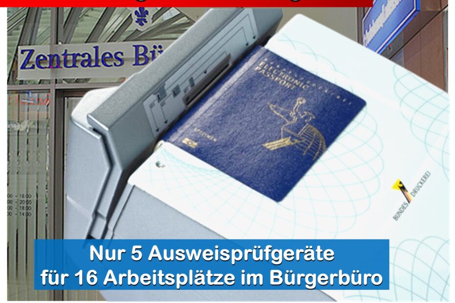 ES FEHLEN IMMER NOCH PRÜFGERÄTE