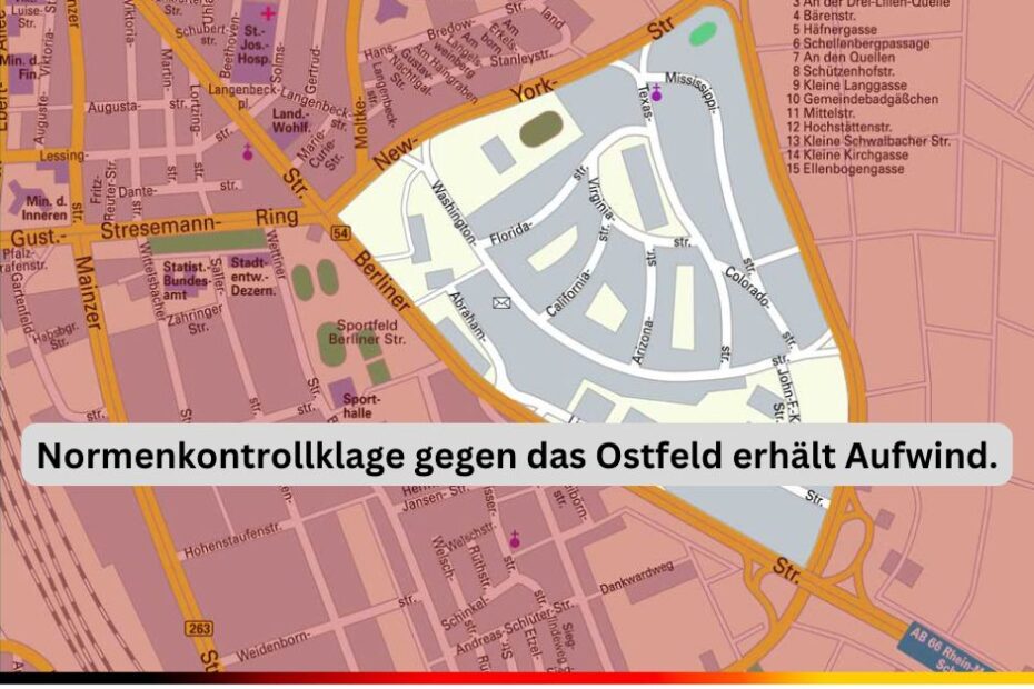 Normenkontrollklage gegen das Ostfeld erhält Aufwind