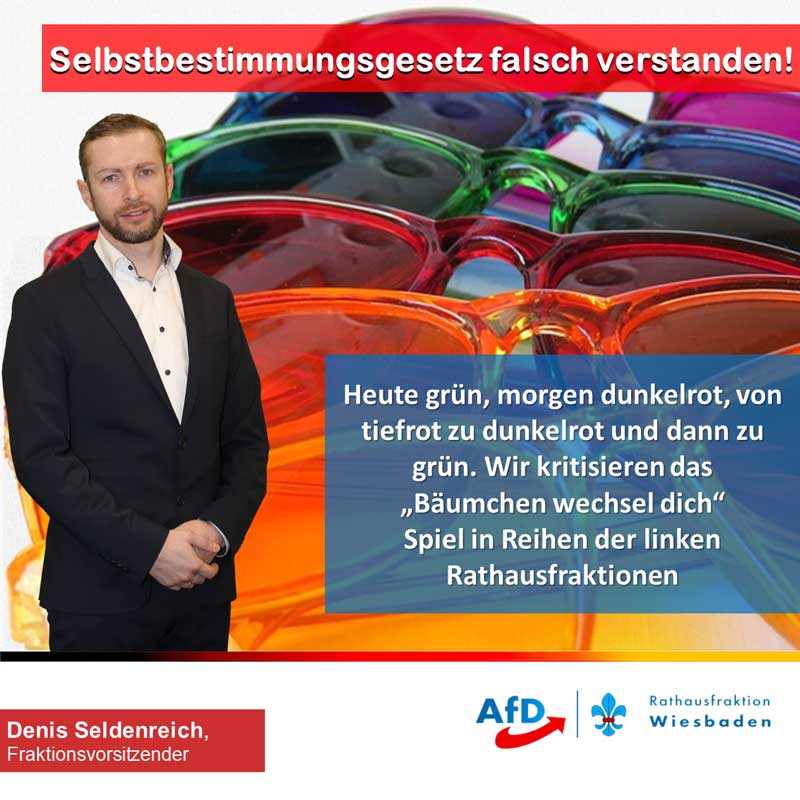 Pressemitteilung - Selbstbestimmungsgesetz falsch verstanden!