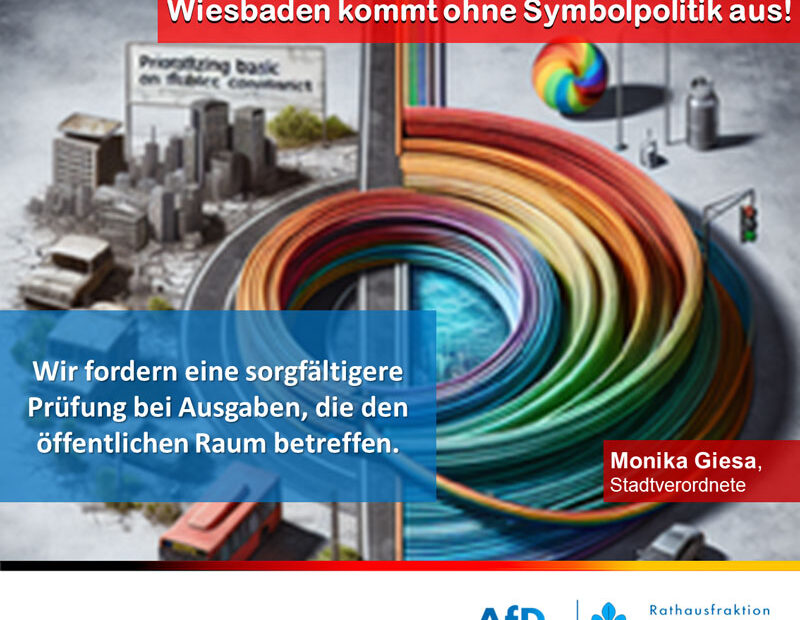 Pressemitteilung Prüfung von öffentlichen Ausgaben Regenbogenkreisel